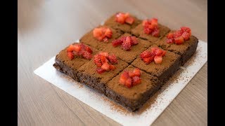 Vegan Gluten free dairy free and refined sugar free Brownies by Leonors Sweet Creations [upl. by Enilaf]