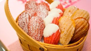 MADELEINES Classic Vanilla White Chocolate Strawberry amp Red Velvet [upl. by Brunhilda]