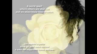 Alice  Un mondo a parte A World Apart with Lyrics and English Translation [upl. by Newcomb]