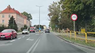 Malbork przejazd przez miasto ✴ Nie tylko dla tych co za granicą✴📹 październik 2024 malbork [upl. by Abercromby]