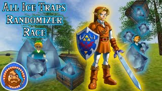 Ocarina of Time Randomizer Race But All Junk Checks Are Traps For Opponents [upl. by Ayiak]