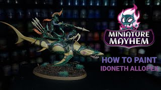 How To Paint Idoneth Deepkin Allopex  Briomdar Enclave Age of Sigmar Painting Tutorial [upl. by Katharyn452]