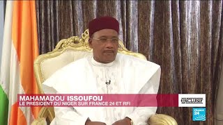 EXCLUSIF  Entretien avec Mahamadou Issoufou président du Niger [upl. by Halli]