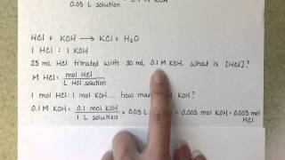 Strong Acid Titration Calculations [upl. by Nahgem]