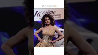 Mother 😍❤️🔥 kanganaranaut fashion rampwalk bollywoodnews bollywood queen queenofbollywood kr [upl. by Annaig]