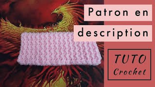 Comment faire une lavette au crochet pour la vaisselle et les surfaces [upl. by Kelsey773]