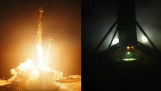 SpaceX Starlink 174 launch and Falcon 9 first stage landing 19 June 2024 [upl. by Acinemod]