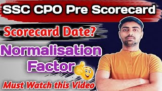 SSC CPO Scorecard Itna late kyu  Kab aaega Scorecard  SSC CPO Aspirants Must Watch ✅ [upl. by Newkirk767]