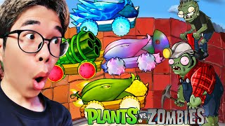 DÀN PHÁO MỚI CỦA TÔI SAN BẰNG TẤT CẢ ZOMBIE CHỈ TRONG 1 GIÂY   Plants vs Zombies 8  UPDATE [upl. by Lawler]