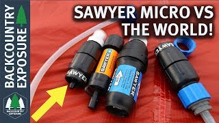 Sawyer Micro Squeeze  Comparison To Sawyer Mini and Sawyer Squeeze [upl. by Oilenroc277]