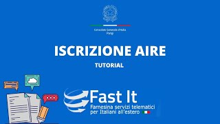 VIDEO TUTORIAL ISCRIZIONE ALL’ AIRE – CONSOLATO GENERALE D’ITALIA A PARIGI [upl. by Esdnil]