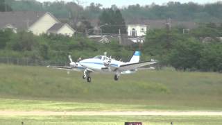 6313 Beechcraft 58 Baron takes off [upl. by Eak]