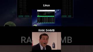 Ram usage on Windows compared to Linux linux windows [upl. by Akerdna]