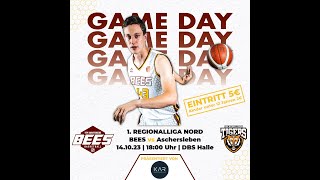 BEES vs Aschersleben Tigers BC  1 Halbzeit [upl. by Zolly376]