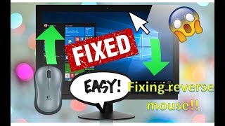 How to fix reverse mouse movement  fixing Inverted mouse  fixing wrong direction mouse cursor [upl. by Rosmunda]