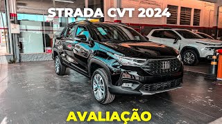 NOVA FIAT STRADA 2024 VOLCANO 13 AT  REVIEW COMPLETO [upl. by Ramonda]