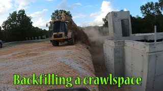 Backfilling The 9000sq ft Crawlspace [upl. by Malvin854]