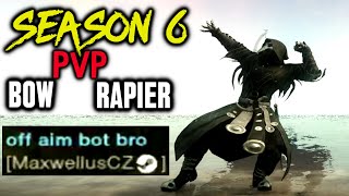 Bow Rapier PvP Season 6  Gameplay amp Build  New World Aeternum [upl. by Alberik955]