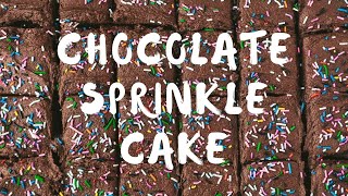 Chocolate Sprinkle Cake [upl. by Tterrej]