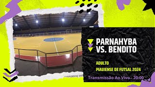 PARNAHYBA X BENDITO  AO VIVO  PIAUIENSE DE FUTSAL 2024 [upl. by Lugo217]