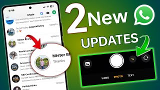 2 WhatsApp New Update  WhatsApp Status New Update  WhatsApp New Features  WhatsApp Update [upl. by Ahsikrats]