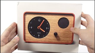 OneClock Minimalist Analogue Alarm Clock Unboxing [upl. by Olwen]