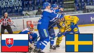 SLOVENSKO VS ŠVÉDSKO U20 PRIATEĽSKÝ ZÁPAS [upl. by Buford]