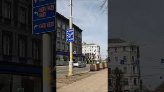 Walk in Riga centre Merkela street Latvia part 2 streetwalk travel park riga latvia [upl. by Sterne833]