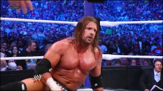 Raw Undertaker vs Triple H  WrestleMania XXVII highlights [upl. by Fiske210]