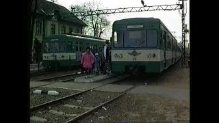 19980304 Kerepes HÉVállomás Rikári Barkó Ricsi forgalmista szolgálatban mi meg segítünk neki [upl. by Rettuc477]