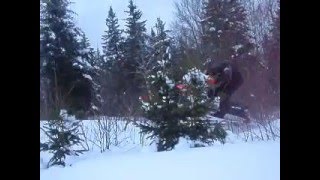 Maine Snowmobile Hill climb drifting tailwalks Intro [upl. by Anitrebla]