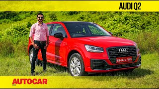 Audi Q2 India review  Audis fun fast and funky compact crossover  First Drive  Autocar India [upl. by Linette678]