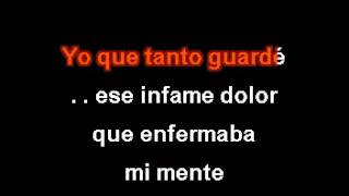 Y Me Vieron Llorar  Vicente Fernandez  Karaoke  demo [upl. by Guthrie]