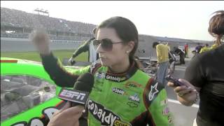 Danica Patrick vs Sam Hornish Jr  2012 Aarons 312 [upl. by Calandra]