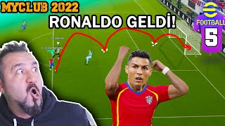 C RONALDO TAKIMDA ⚽ MARADONA EFSANE GOL  PES 2022 Efootball 2022 RÜYA TAKIM 5 [upl. by Anaul]