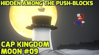 Super Mario Odyssey  Cap Kingdom Moon 09  Hidden Among the PushBlocks [upl. by Byran]