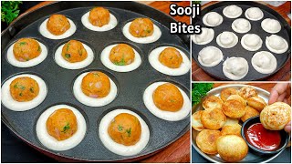 Unique Evening Snacks Recipe  Potato Sooji Bits  New Recipe  Instant Snacks  Snacks Recipes [upl. by Eceerahs]