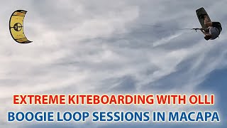 Extreme Kiteboarding with Olli Boogie Loop Sessions in Macapa [upl. by Llemar]