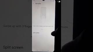 Swipe up with 3 fingers to enter Split screen mode 📳  New Settings Realme C11 smartphone 📱 [upl. by Dwayne787]