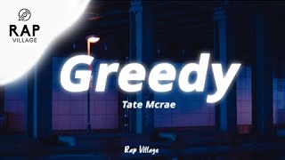 Tate McRae  Greedy Clean  Lyrics [upl. by Lynden]