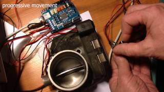 Electronic throttle body control with Arduino  part 1 [upl. by Crellen]