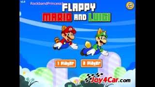 Flappy Birds Cartoon Game  Flappy Mario And Luigi Games [upl. by Salokcin]