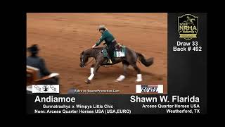 Shawn Flarida and Andiamoe  Futurity 2022 Final  Score 230  Champions [upl. by Nalahs]