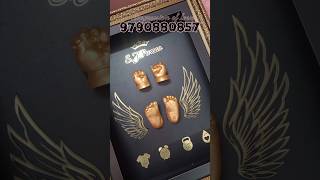 Baby casting impression 9790880857 babyhandcasting babycasting gift frames baby lowprice iof [upl. by Ellinehc471]