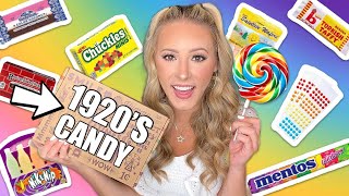 I TRIED CANDY FROM 100 YEARS AGO 😱🍭🍬🍫🤔 MUST SEE [upl. by Cirilla774]