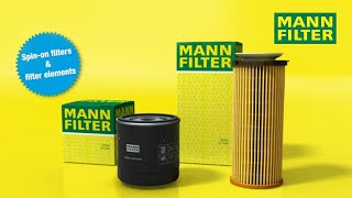 How do oil filters work A product animation by MANNFILTER [upl. by Goetz]