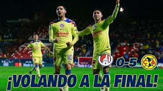 AMÉRICA GOLEA AL SAN LUIS Y SE METE A LA FINAL LIGA MX SEMIFINALES IDA APERTURA 2023  EN ZONA FUT [upl. by Kain]