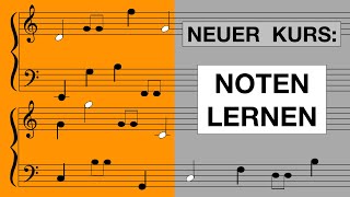 Noten lernen  Noten in Violin und Bassschlüssel direkt erkennen  Testphase ist vorbei [upl. by Dyann]