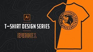 How To Make TSHIRT DESIGNS In Illustrator Episode 1 [upl. by Tabb676]