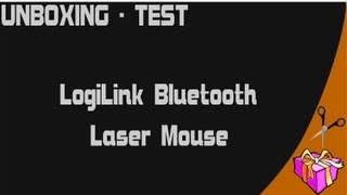 UnboxingTest  LogiLink Bluetooth Laser Mouse  German [upl. by Pownall]